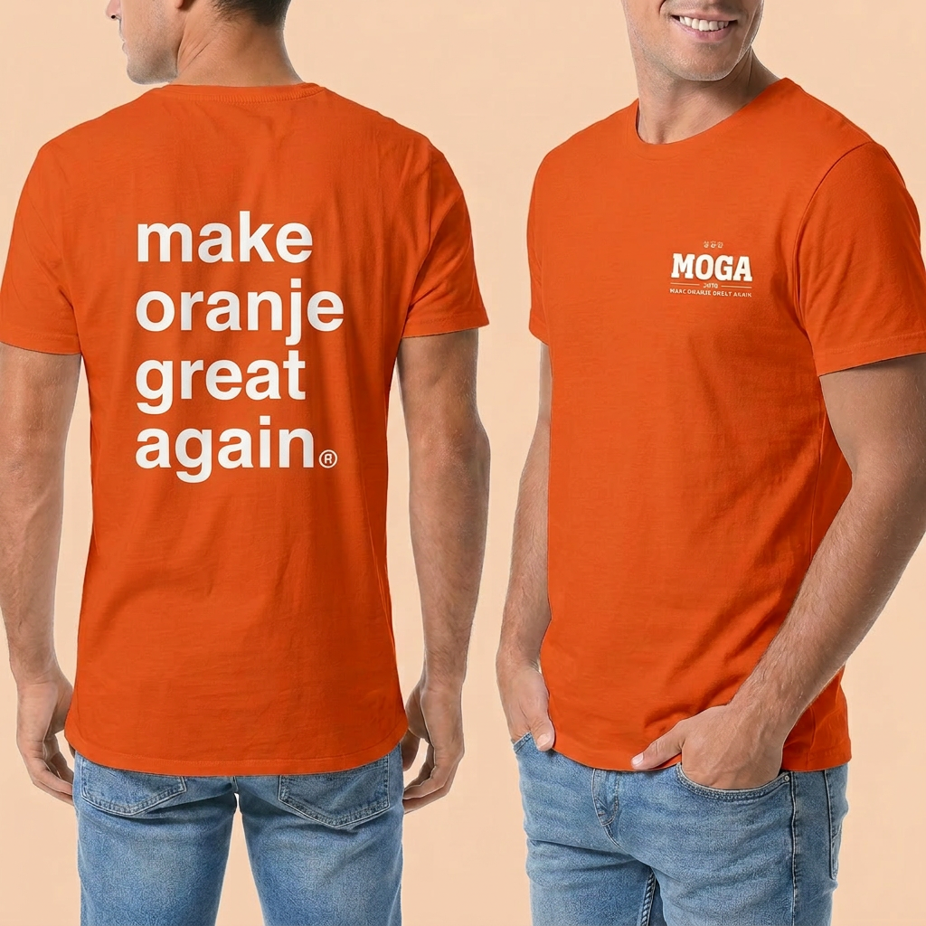 Make Oranje Great Again T-Shirt | Dutch Pride Orange Tee